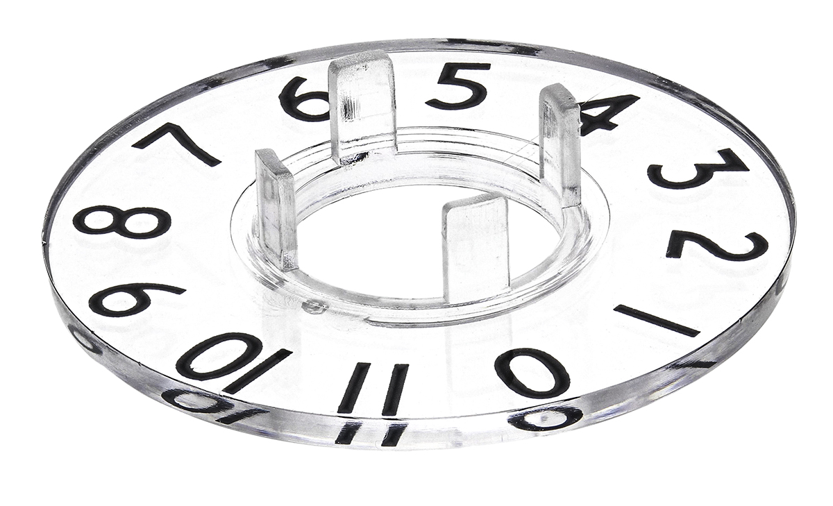 RS PRO Potentiometer Dial for Collet Knob