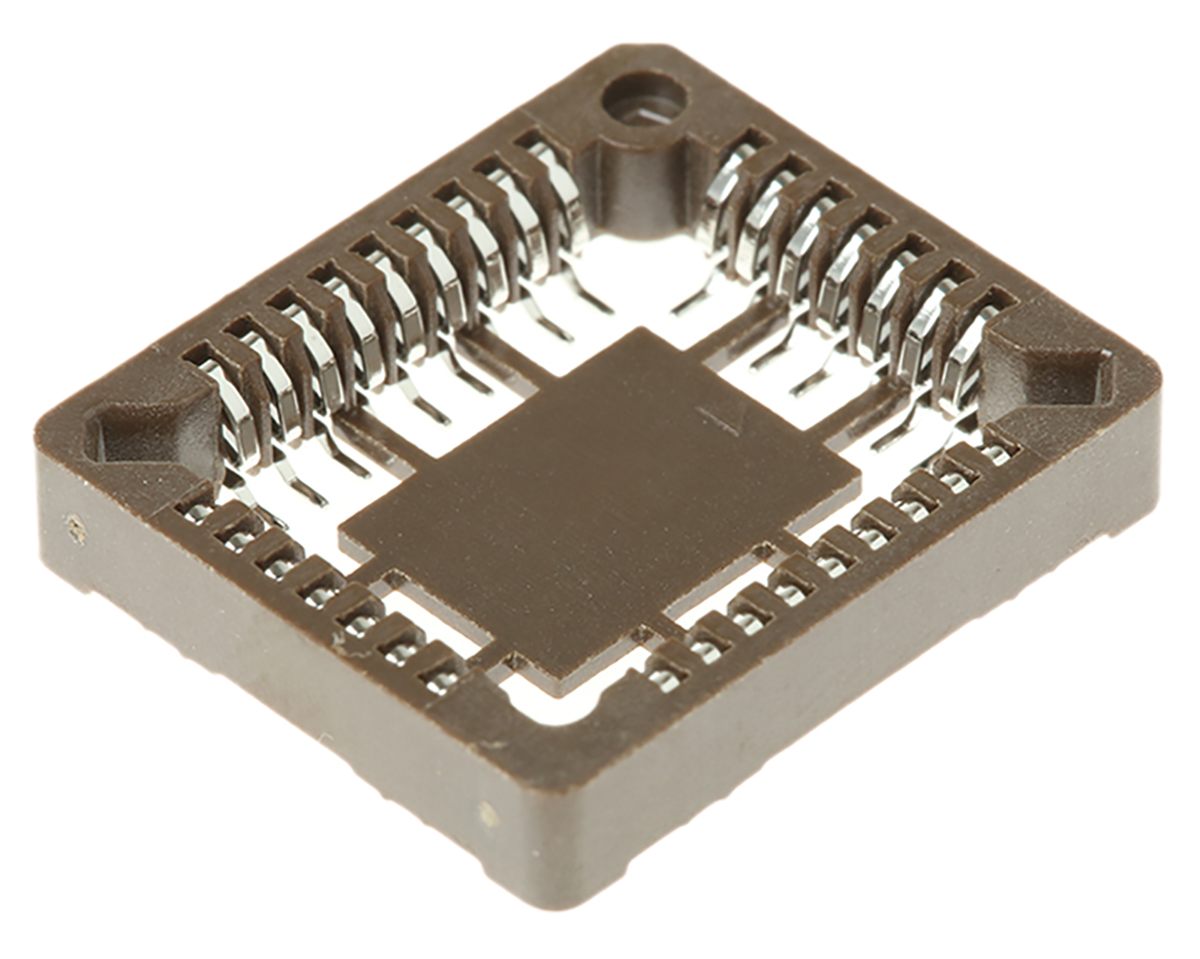 540-88-032-17-400 Preci-Dip 1.27 mm Pitch 32 Way Surface Mount Through Hole PLCC IC Socket