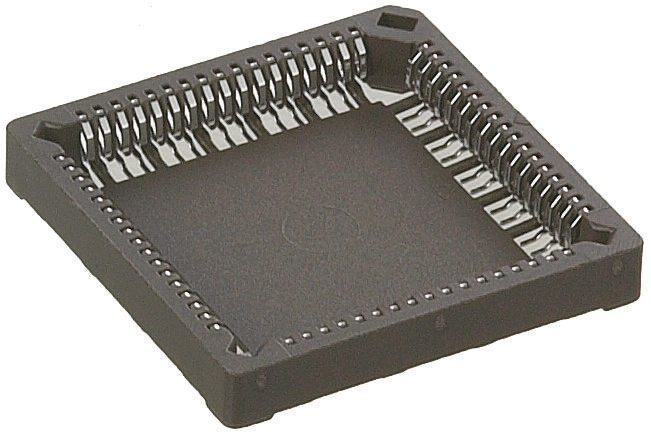 Preci-Dip 1.27 mm Pitch 44 Way Surface Mount Through Hole PLCC IC Socket