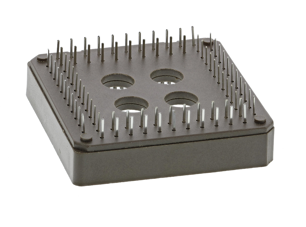 Preci-Dip 1.27 mm Pitch 84 Way DIP Through Hole PLCC IC Socket