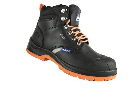 Himalayan 5402 Black Steel Toe Capped Unisex Safety Boots 10, EU 44 European Standard EN ISO 20345:2011