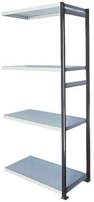 RS PRO Steel Grey Modular Shelving Open Extension Bay, 2100mm, 1000mm