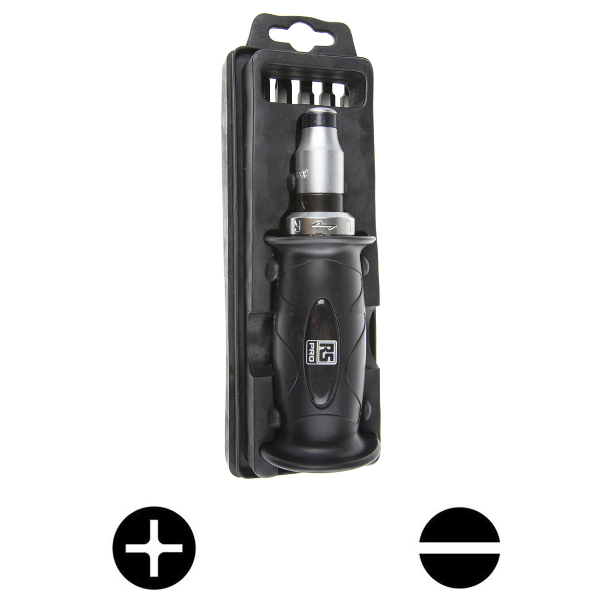 RS PRO 6 piece Phillips, Slotted Impact Screwdriver & Bit Set