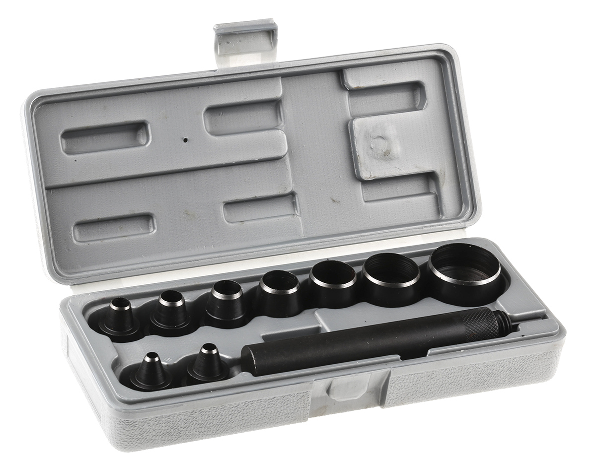 RS PRO 10-Piece Punch Set, Wad Punch, 32mm Shank