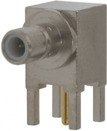 TE Connectivity SMB Series Through Hole Female SMB, 50 Ω, Right Angle Body Solder