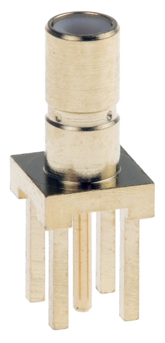 RS PRO, Jack PCB Mount SSMB Connector, 50Ω, Solder Termination, Straight Body