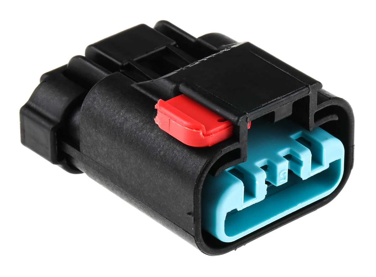 Delphi, Apex Automotive Connector Female Black, Aqua, Dark Grey, Light Green, Dark Green, Light Grey, Natural, Orange