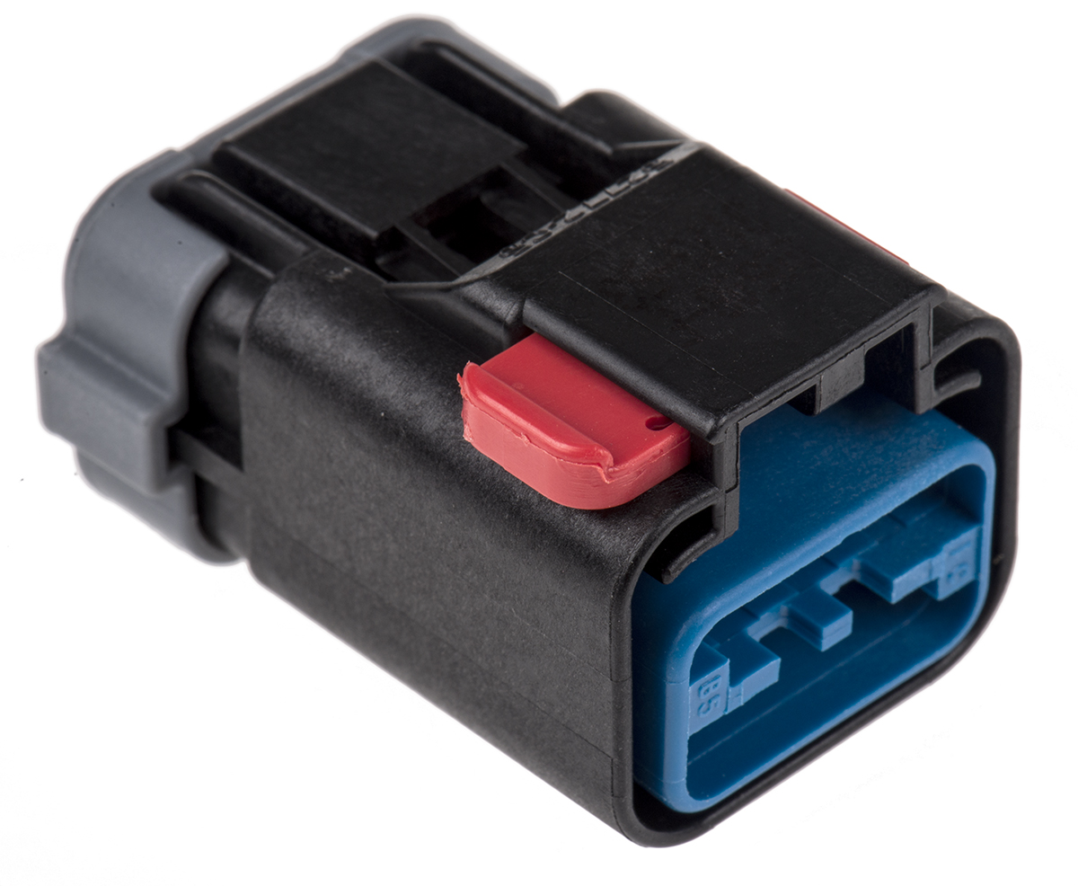 Delphi, Apex Automotive Connector Female Aqua, Black, Dark Green, Dark Grey, Orange, Natural, Light Grey, Light Green