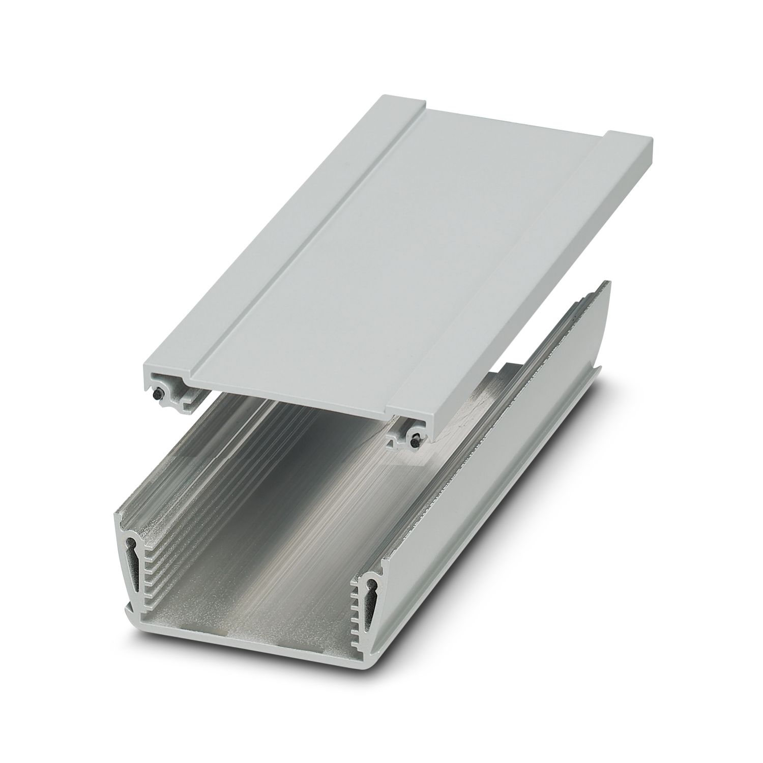 Phoenix Contact HC-ALU Aluminium PCB Enclosure, 150 x 53.5 x 74mm