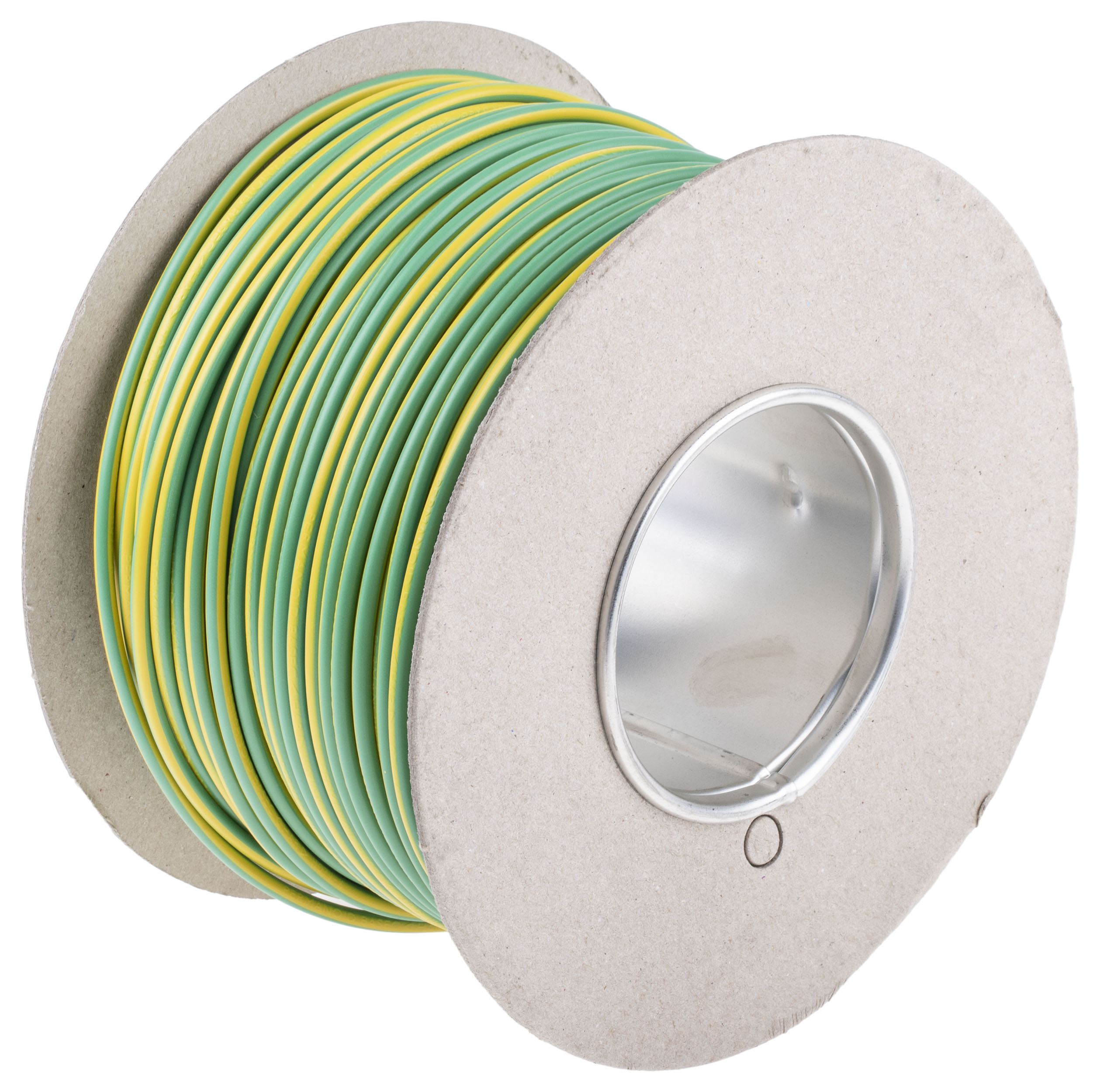 544-1793 RS PRO H07V-K Series Green, Yellow 2.5 mm² Hook Up Wire, 13 AWG, 50, 100 m, Polyvinyl Chloride