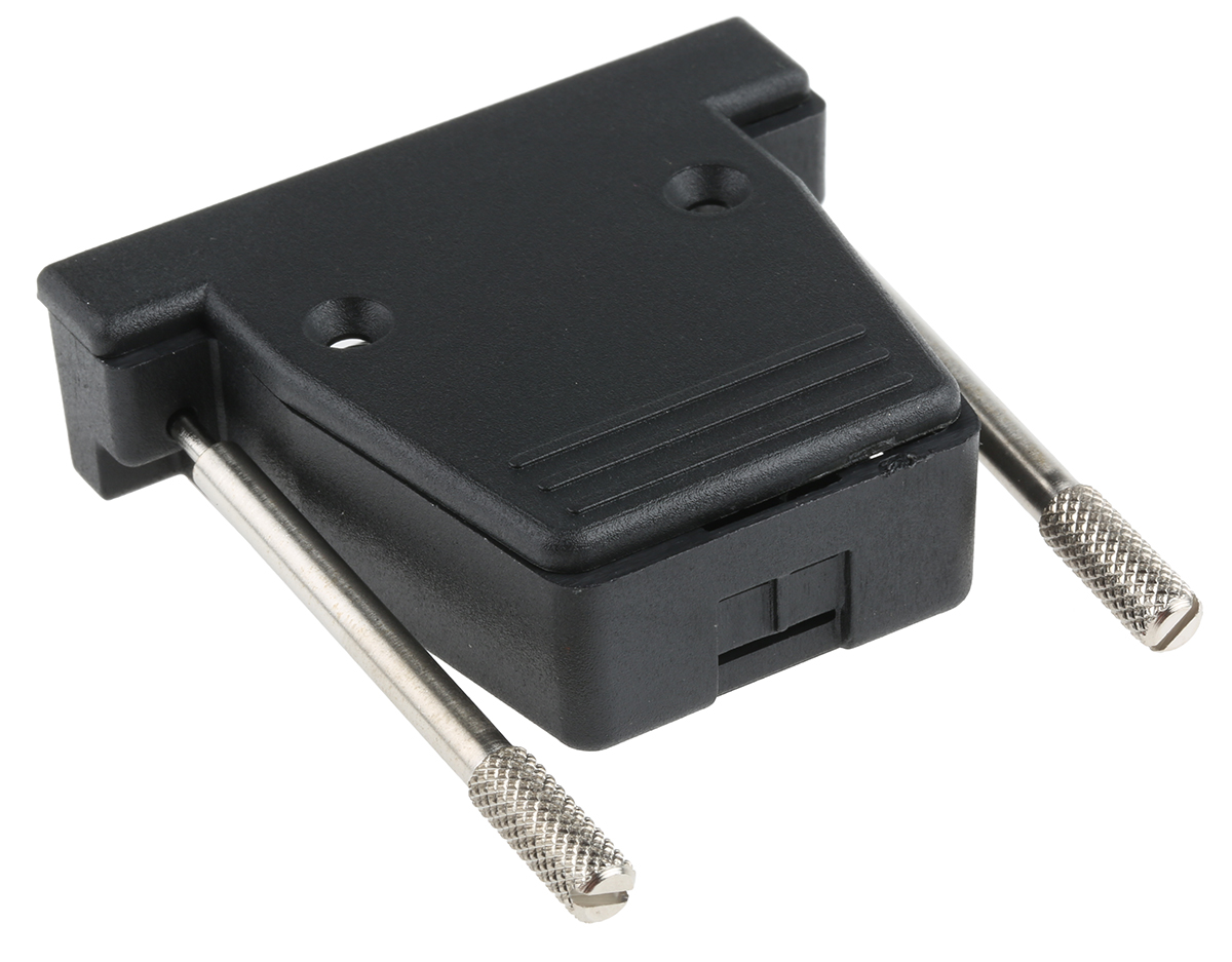RS PRO O69 Series Polyethylene Terephthalate Straight D-Sub Backshell, 25 Way Strain Relief