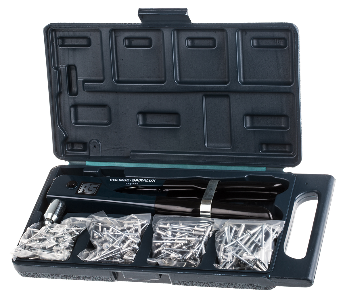 544-358 RS PRO Plain Aluminium Rivet Set, 200 pieces