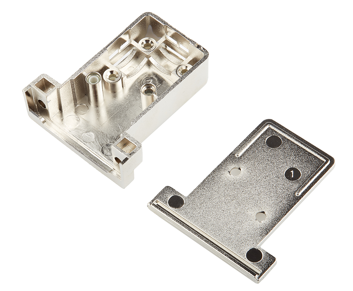 544-4051 RS PRO ABS Straight D-Sub Backshell, 15 Way Strain Relief