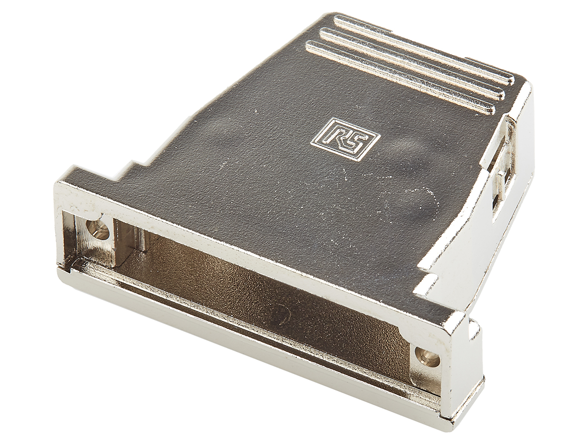 RS PRO ABS Straight D-Sub Backshell, 25 Way Strain Relief
