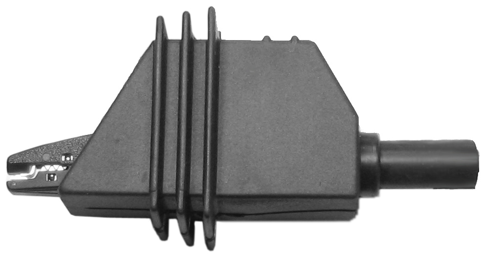 Electro PJP Alligator Clip, Nickel Plated Steel Contact, Black