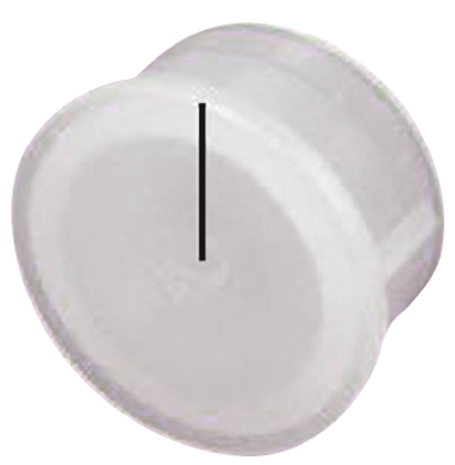 RS PRO 6mm Translucent Potentiometer Knob Cap