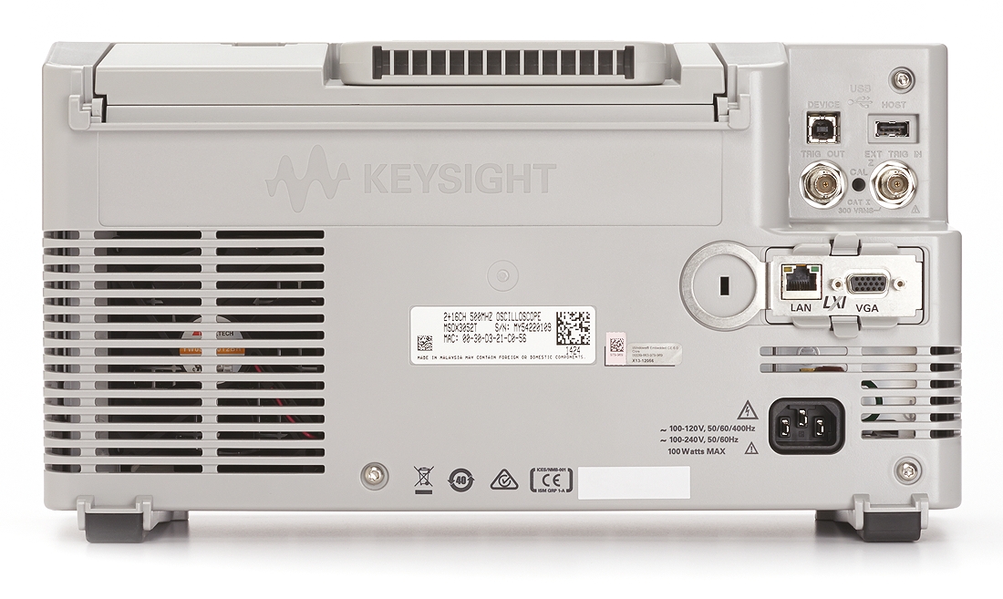 msox3014t Keysight Technologies MSOX3014A InfiniiVision 3000T X Series, 100MHz Bench Oscilloscope, 4 Analogue Channels, 16