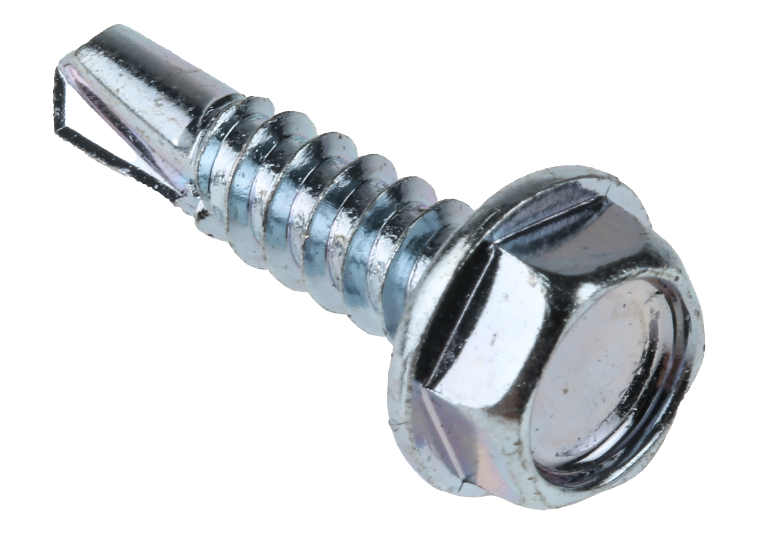 546-5856 RS PRO Bright Zinc Steel Self-Drilling Screw 4.8 mm 19 mm