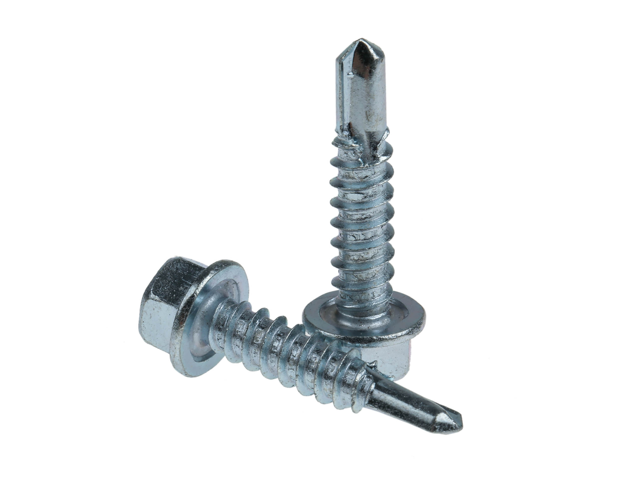 RS PRO Bright Zinc Steel Self-Drilling Screw 5.5 mm 25 mm