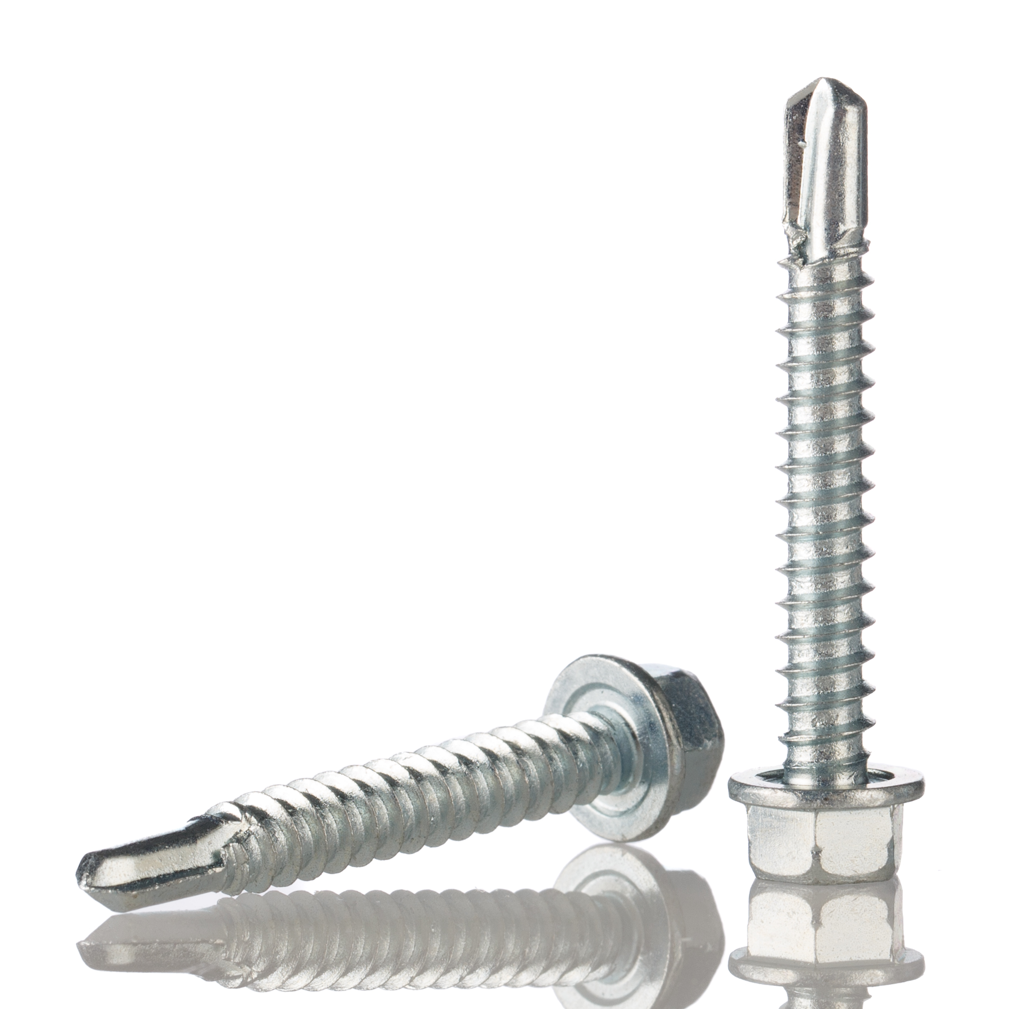 RS PRO Bright Zinc Steel Self-Drilling Screw 5.5 mm 38 mm