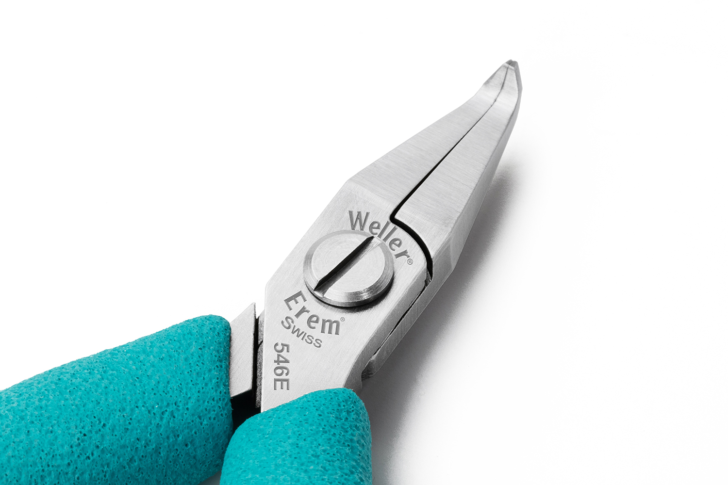 546e Erem 1-Piece Round Nose Plier Round, 120 mm Overall, 22mm Jaw ESD Safe