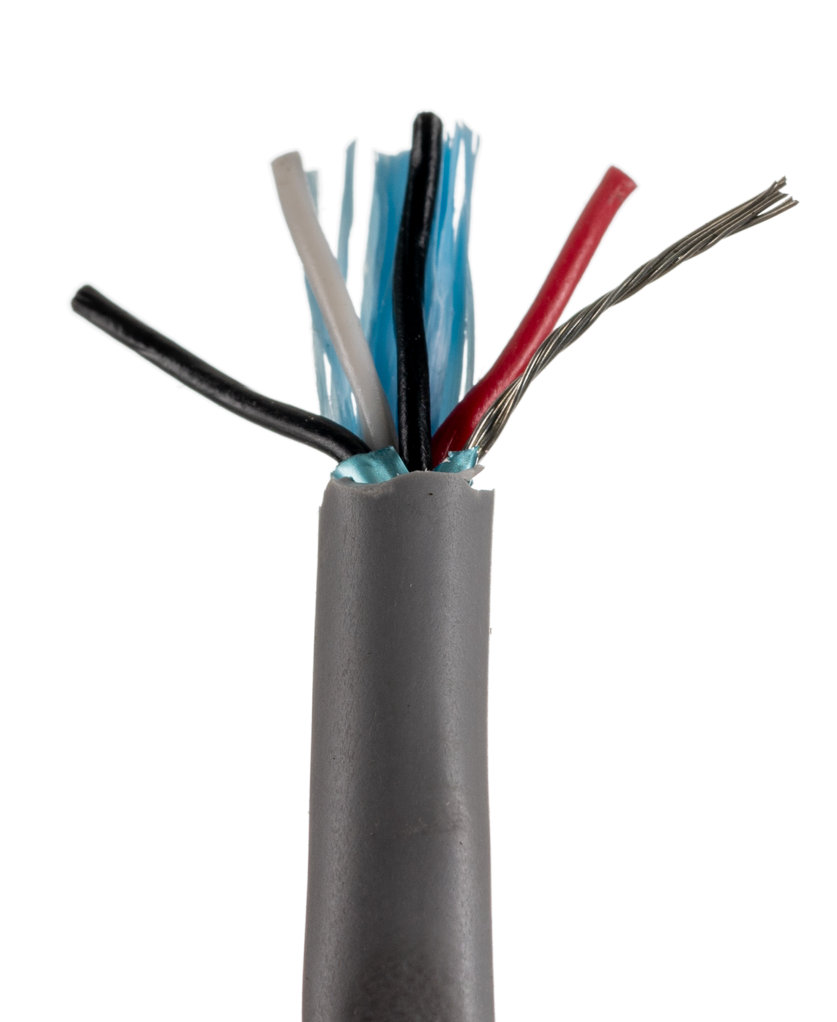 5472c-sl033 Alpha Wire 5472C Series Data Cable, 2 Pairs, 100 m, Grey Sheath Polyvinyl Chloride