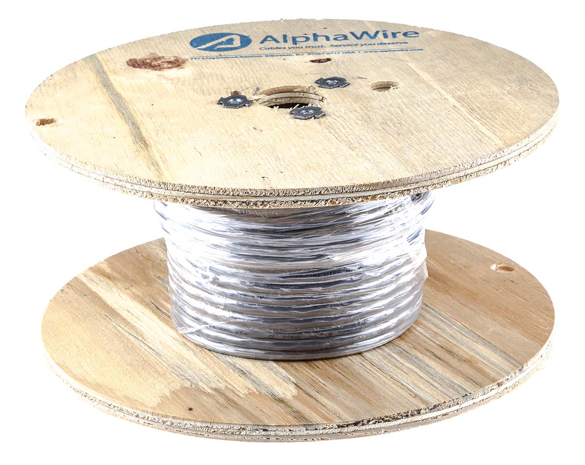 5474c-sl005 Alpha Wire Alpha Essentials Communication & Control Series Data Cable, 4 Pairs, 30 m, Grey Sheath Polyvinyl Chloride
