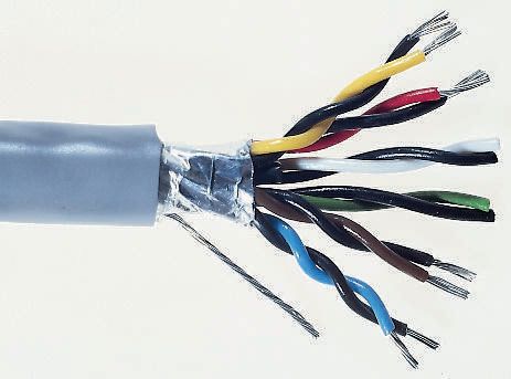 Alpha Wire XTRA-GUARD FLEX Series Data Cable, 4 Pairs, 100 m, Grey Sheath Polyvinyl Chloride