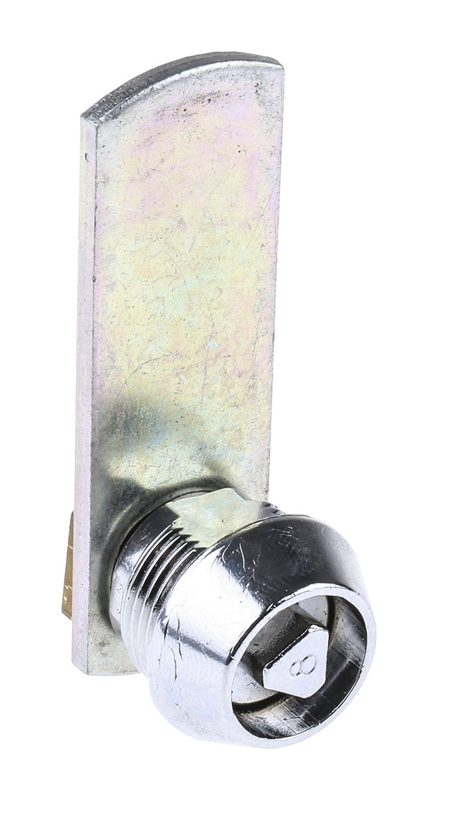 Euro-Locks a Lowe & Fletcher group Company Camlock, 12 mm Panel-to-Tongue 22.7 x 19.2 mm, Key Unlock