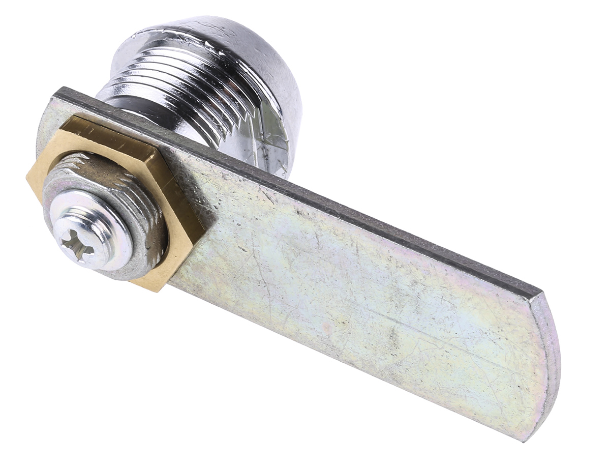 5500-0501ba Euro-Locks a Lowe & Fletcher group Company Camlock, 12 mm Panel-to-Tongue 22.7 x 19.2 mm, Key Unlock