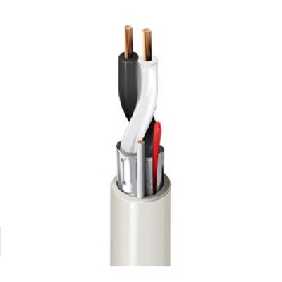 5500fe00152 Belden 5500FE Control Cable, 2 Cores, 0.33mm² 22 AWG, Screened, 152 m, Grey Polypropylene Sheath
