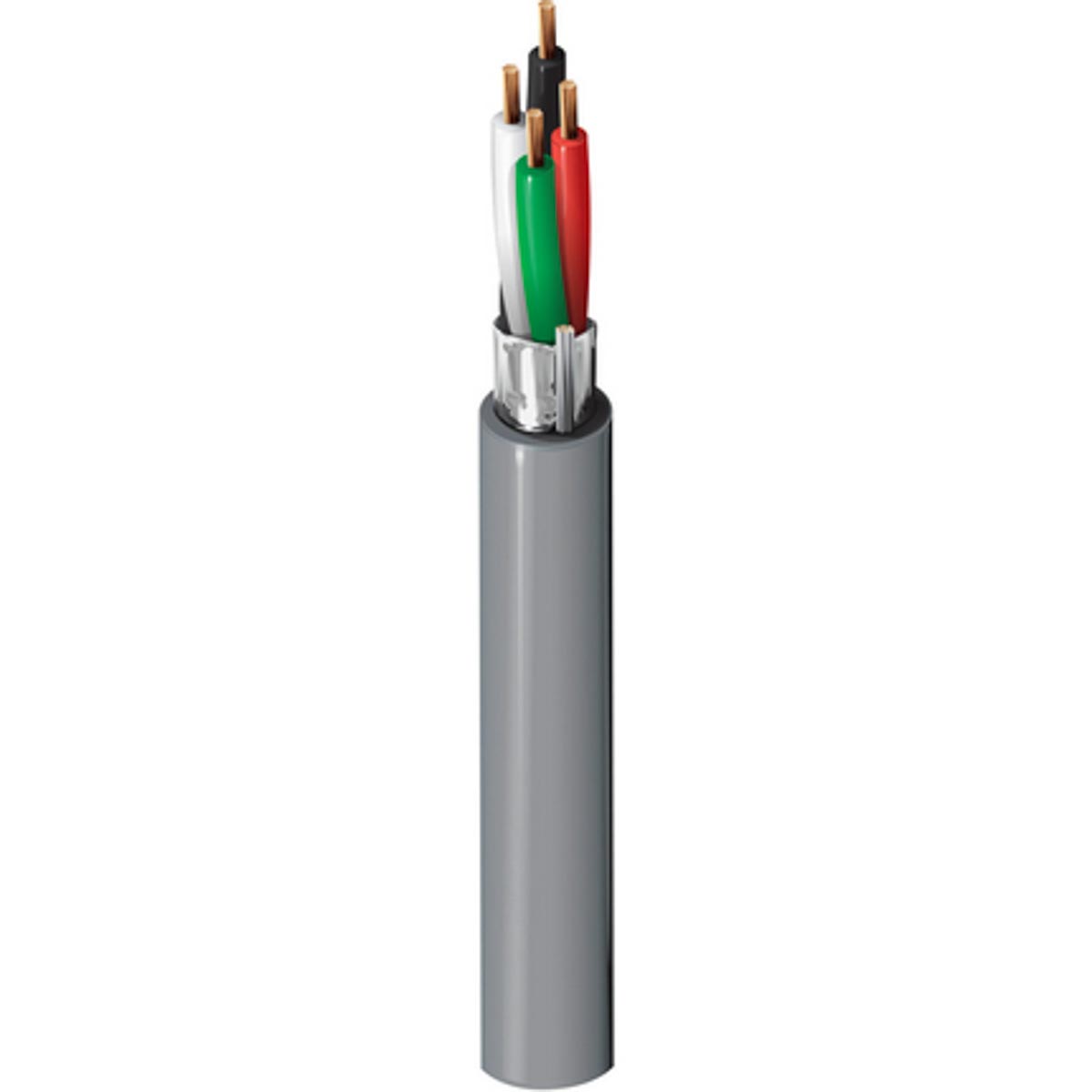 Belden 5502FE Control Cable, 4 Cores, 0.33mm² 22 AWG, Screened, 152 m, Grey Polypropylene Sheath