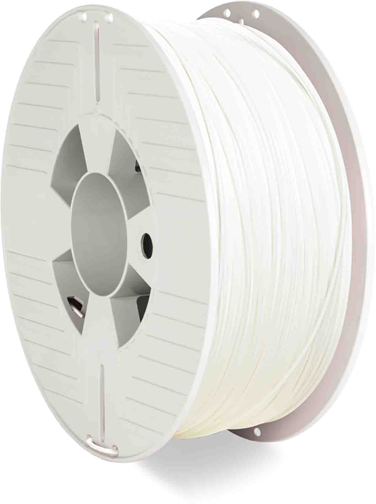 55050 Verbatim 1.75 mm White PET-G 3D Printer Filament, 1 kg