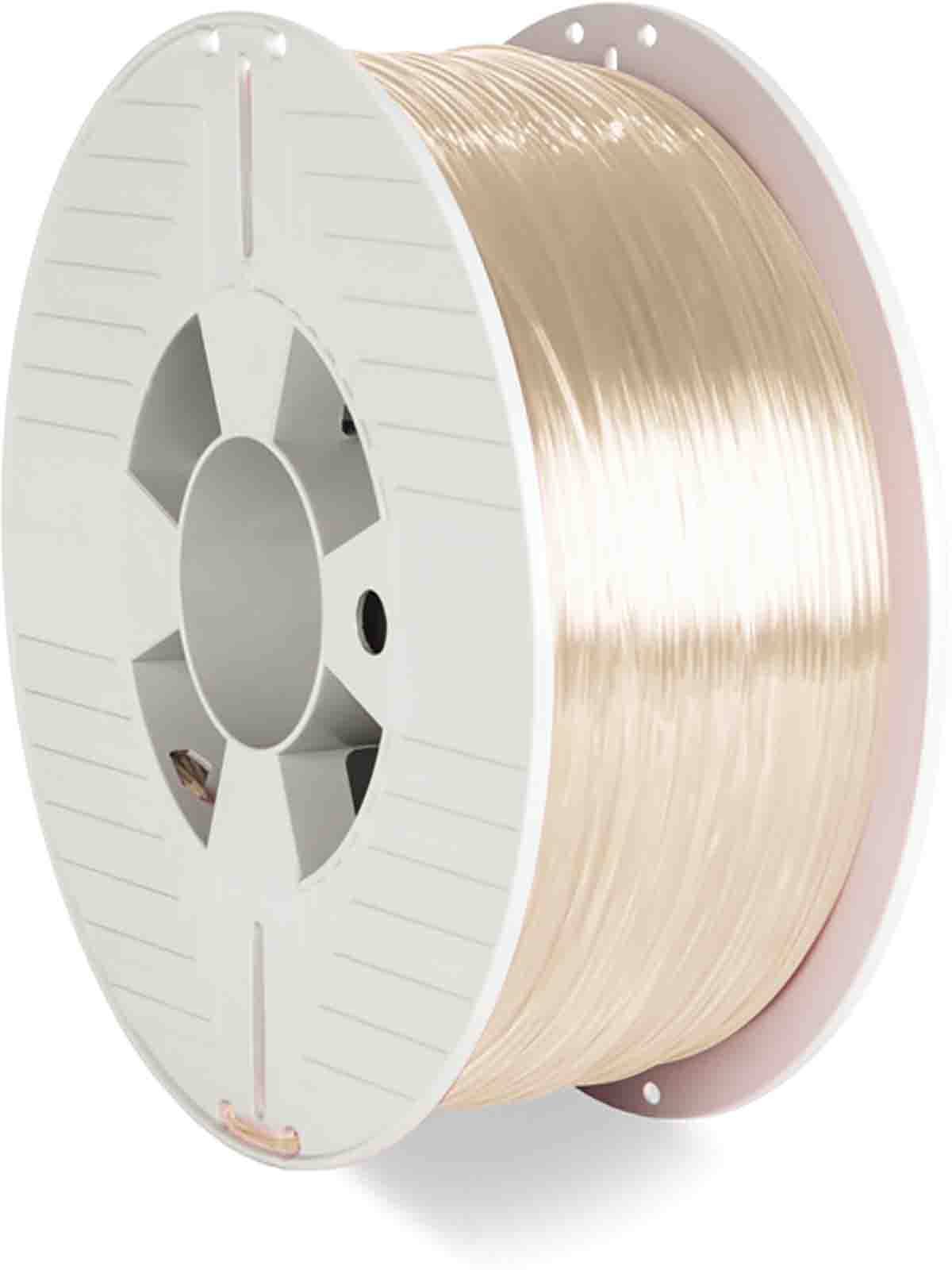 Verbatim 1.75 mm Transparent PET-G 3D Printer Filament, 1 kg