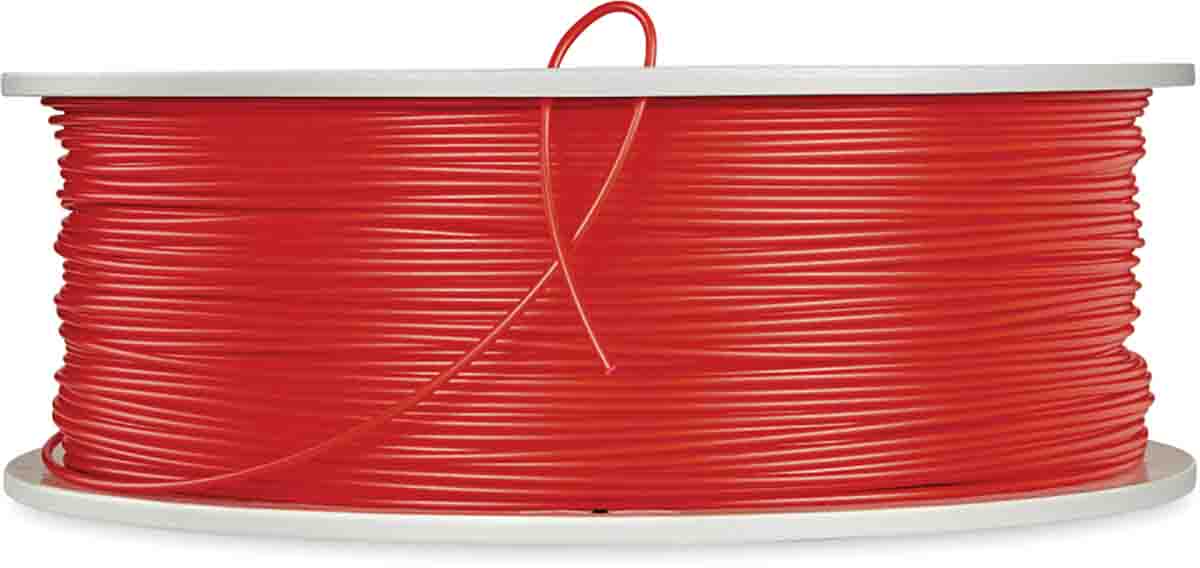 55053 Verbatim 1.75 mm Red PET-G 3D Printer Filament, 1 kg