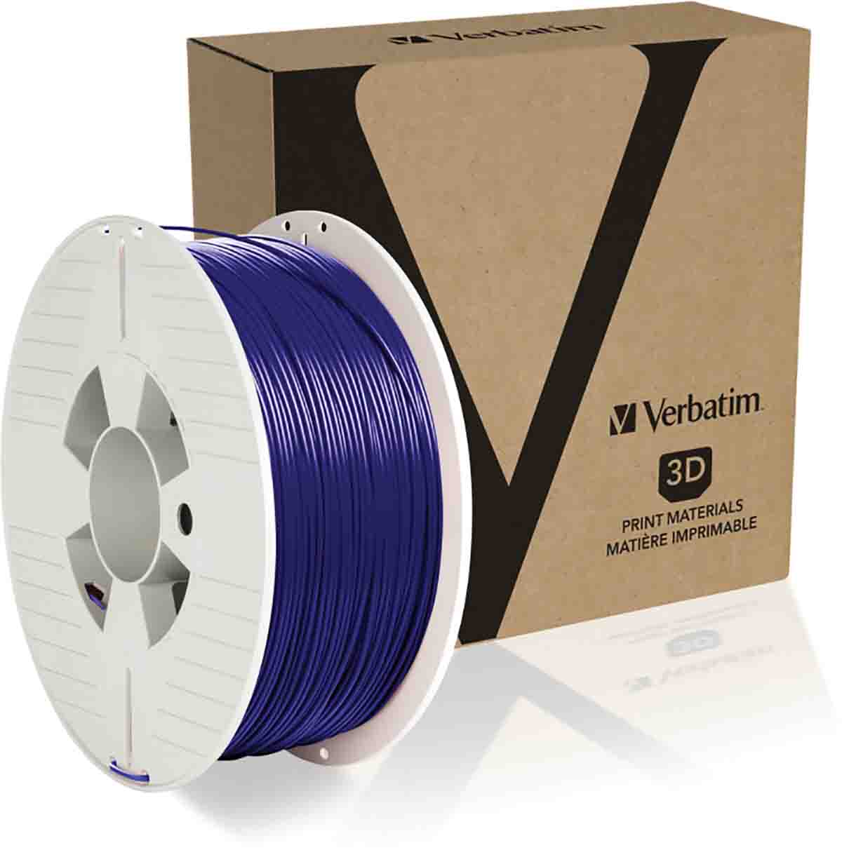 Verbatim 1.75 mm Blue PET-G 3D Printer Filament, 1 kg