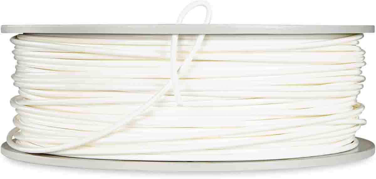55058 Verbatim 2.85 mm White PET-G 3D Printer Filament, 1 kg