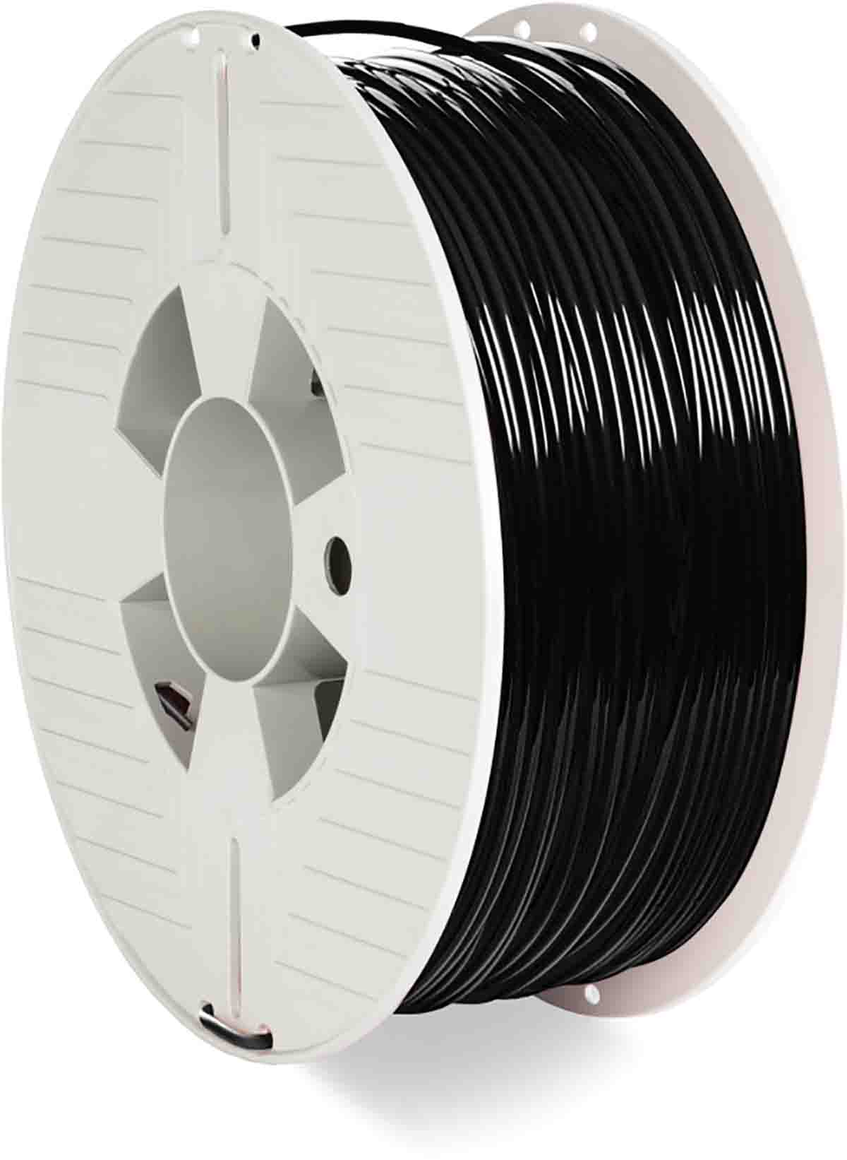 55060 Verbatim 2.85 mm Black PET-G 3D Printer Filament, 1 kg