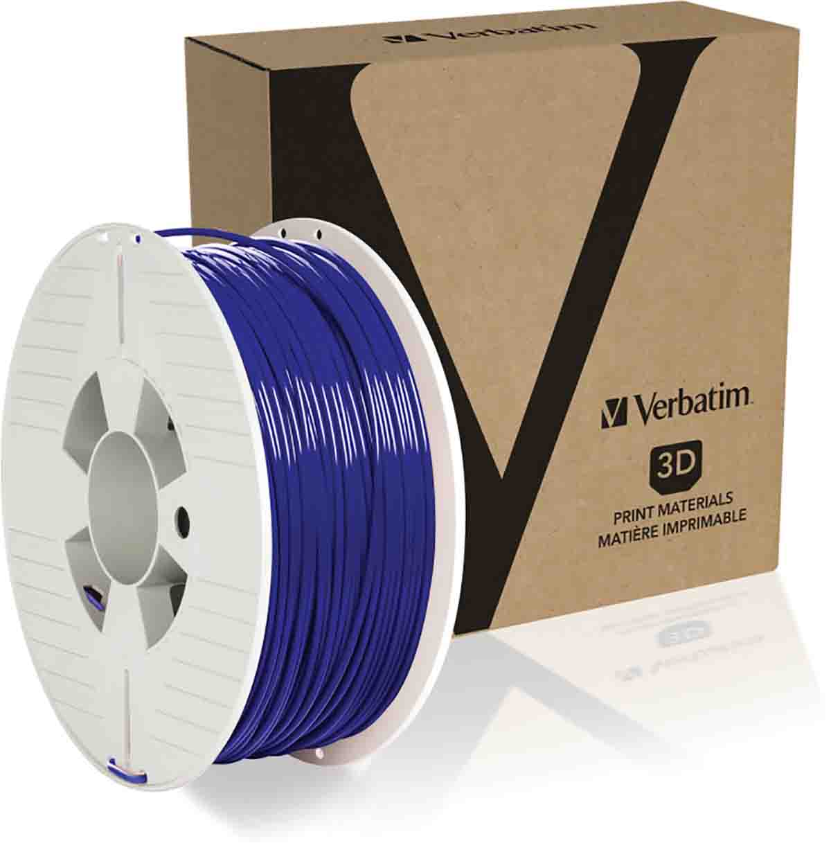 Verbatim 2.85 mm Blue PET-G 3D Printer Filament, 1 kg