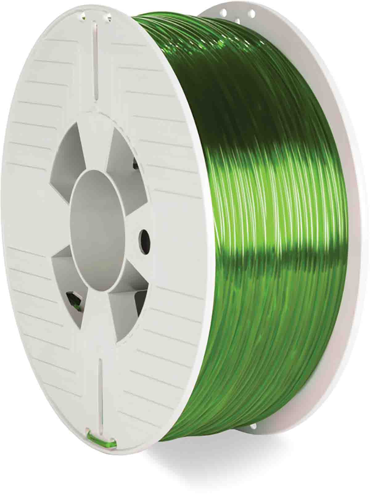 55065 Verbatim 2.85 mm Green PET-G 3D Printer Filament, 1 kg