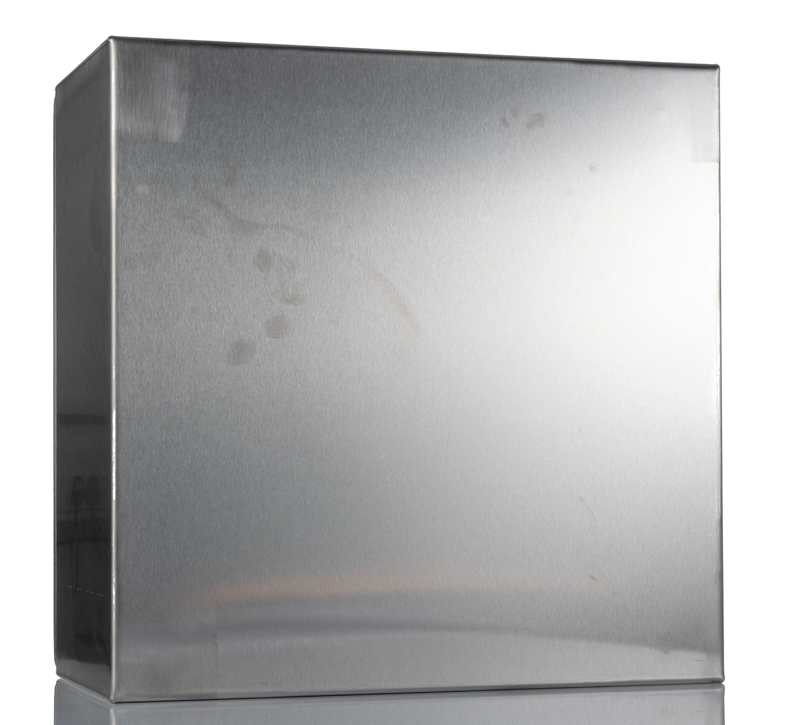 1007600 Rittal AE Series 304 Stainless Steel Wall Box, IP66, 500 mm x 500 mm x 210mm