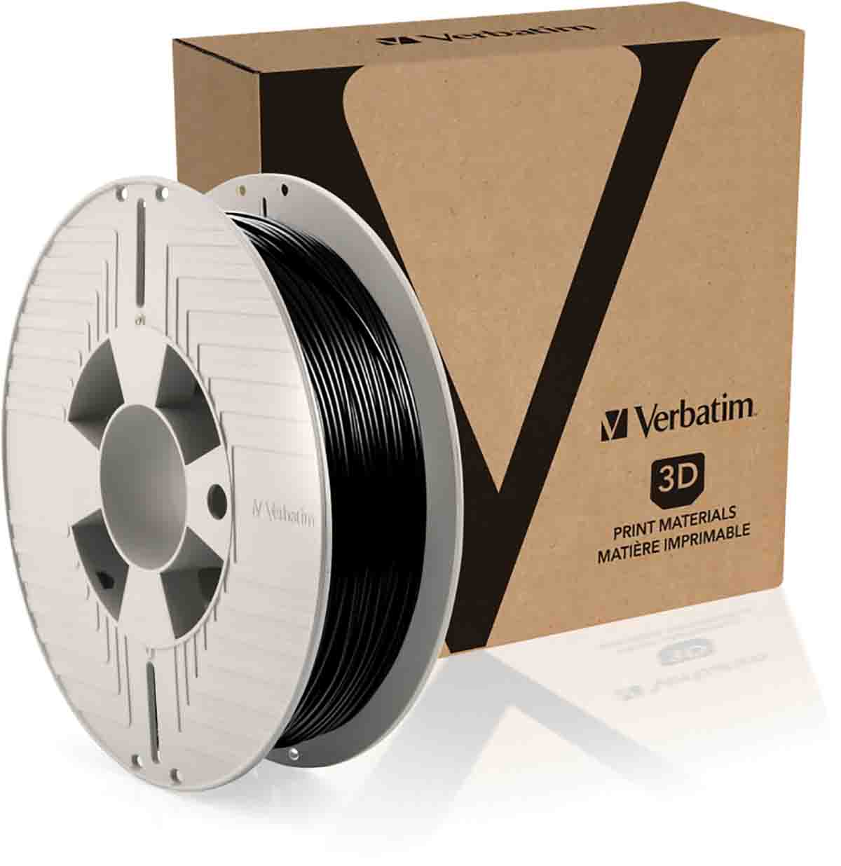 Verbatim 1.75 mm Black DURABIO 3D Printer Filament, 500 g