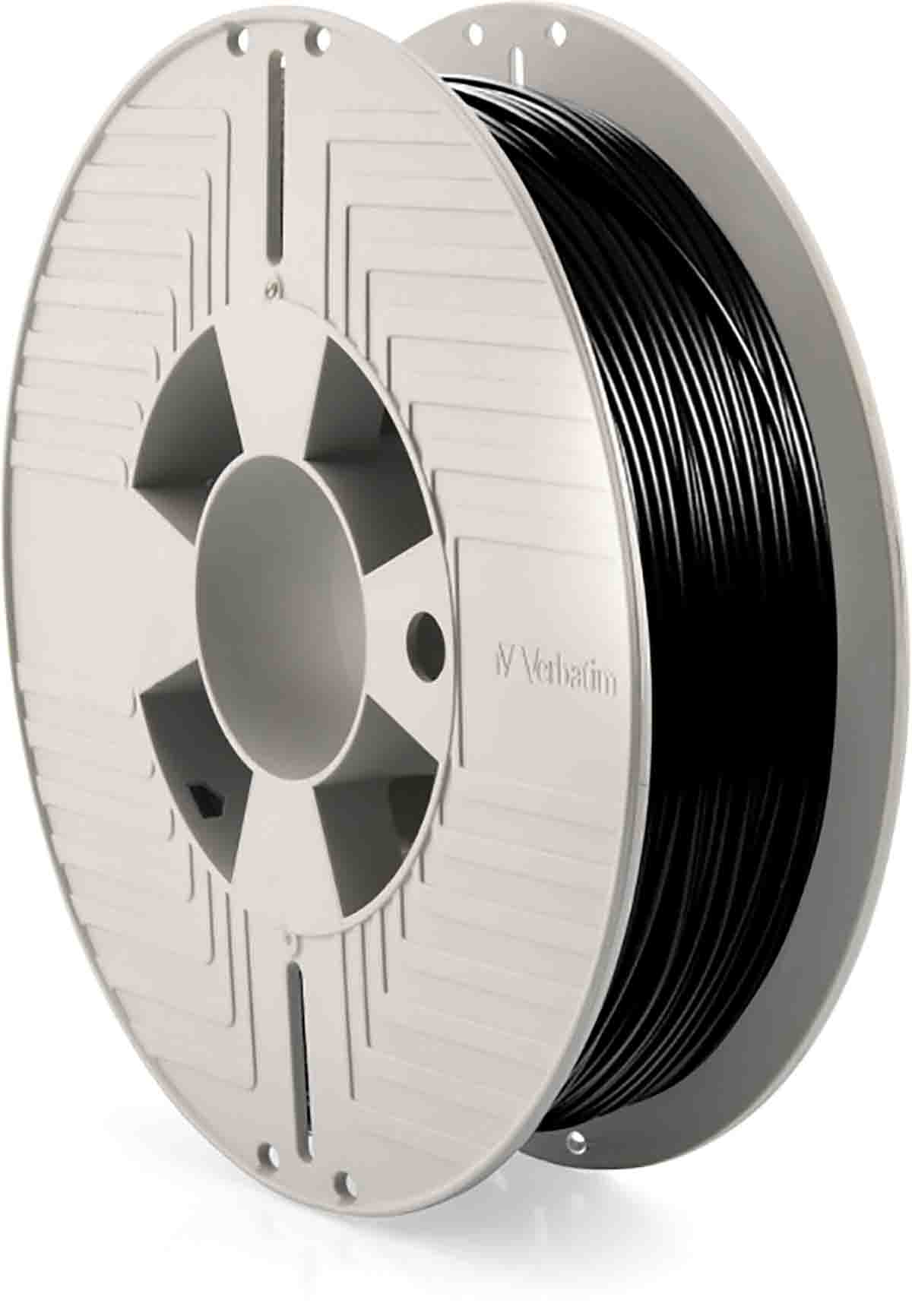 55152 Verbatim 1.75 mm Black DURABIO 3D Printer Filament, 500 g