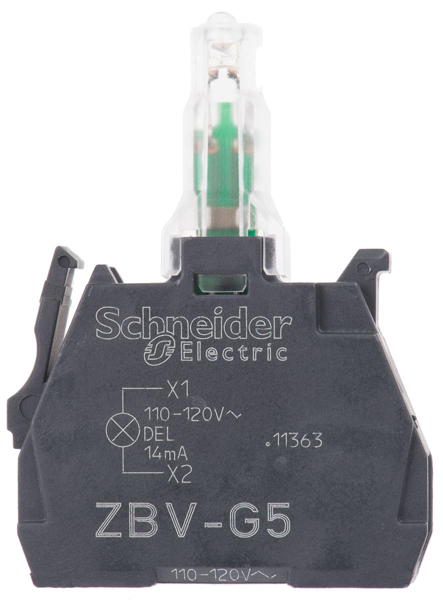 zbvg5 Schneider Electric Harmony XB Light Block LED Orange Screw terminal