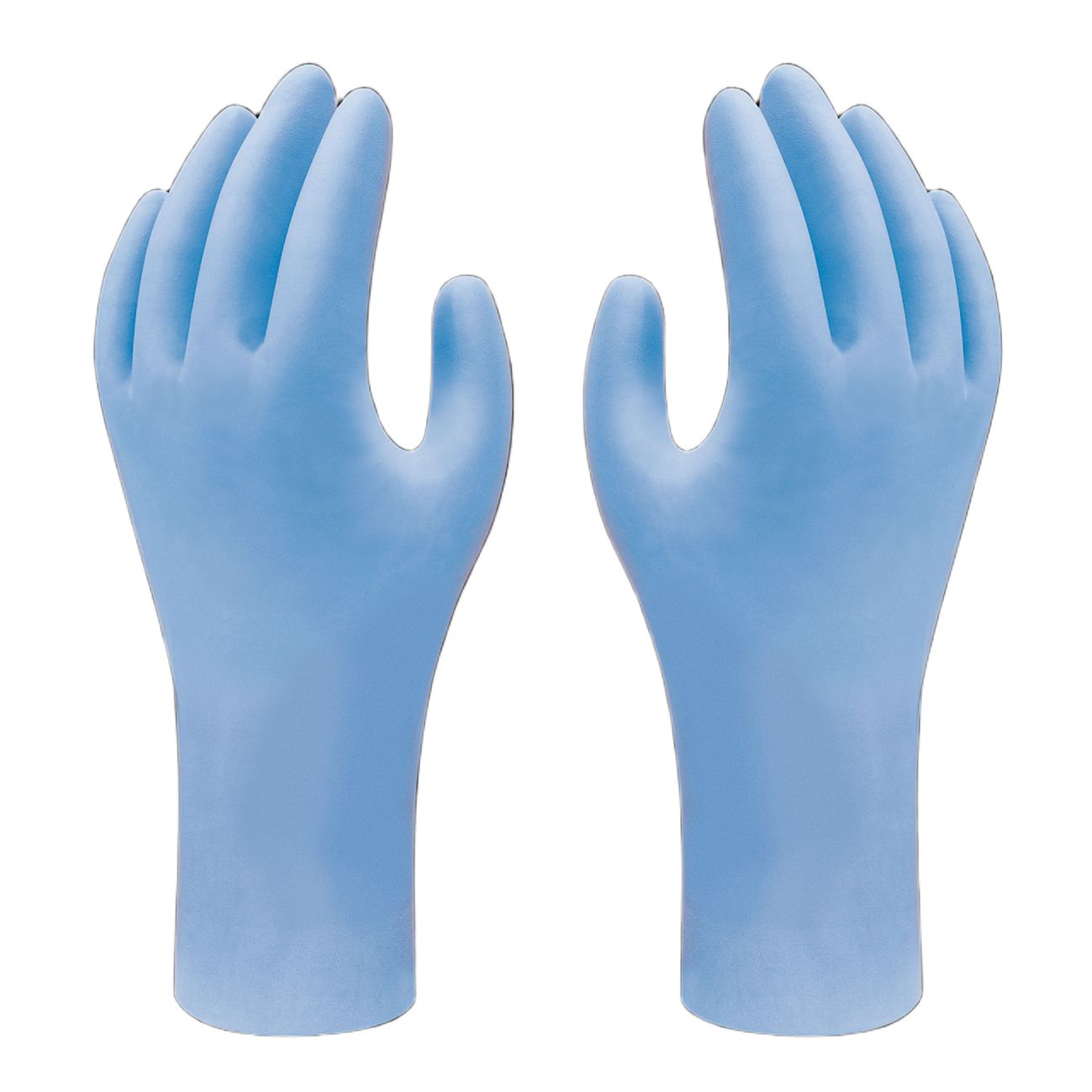 Showa Showa Blue Nitrile Anti-Static Work Gloves, Size XS, Uncoated Coating