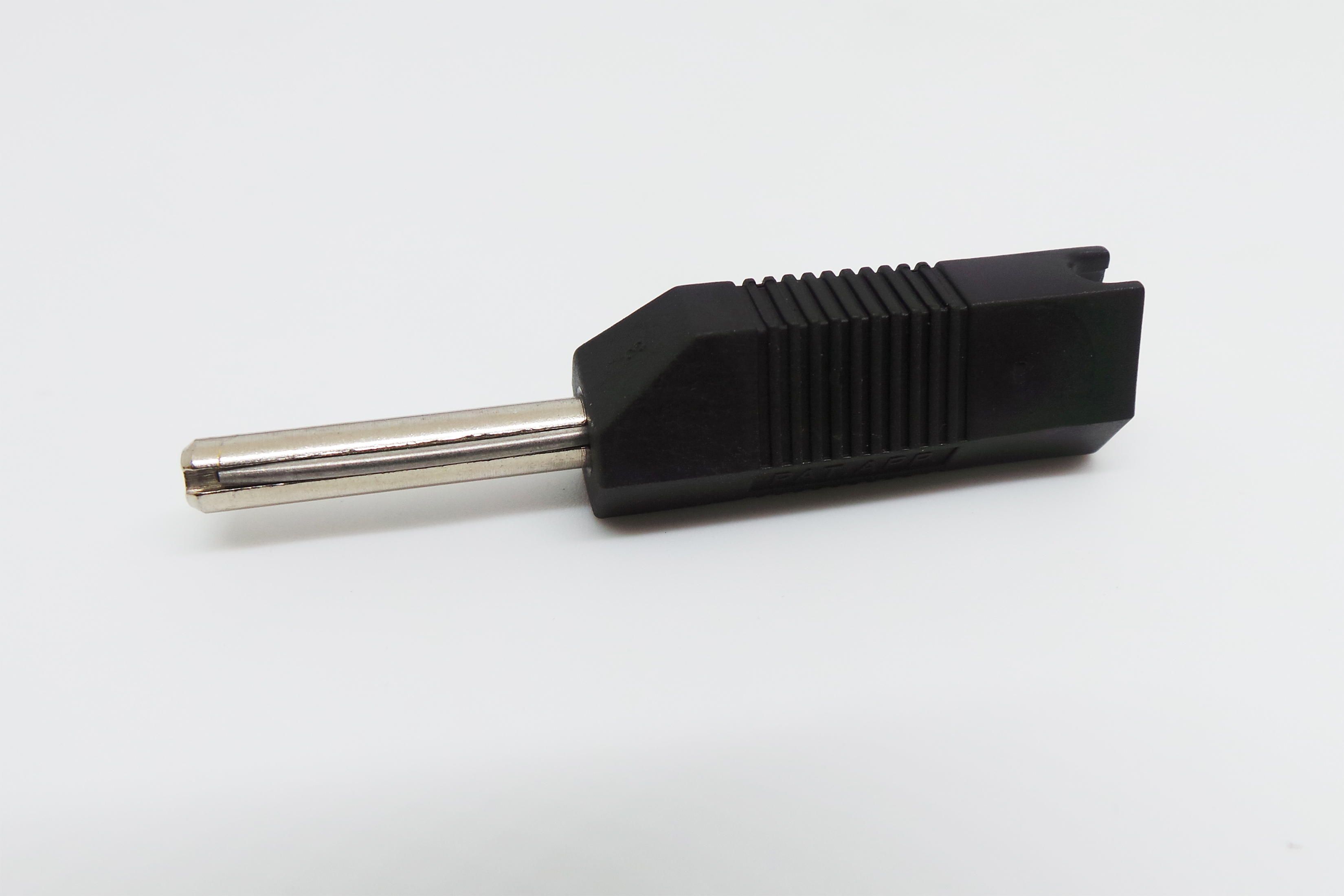 Deltron Black Male Banana Plug, Screw Termination, 50V, 16A, Nickel Plating