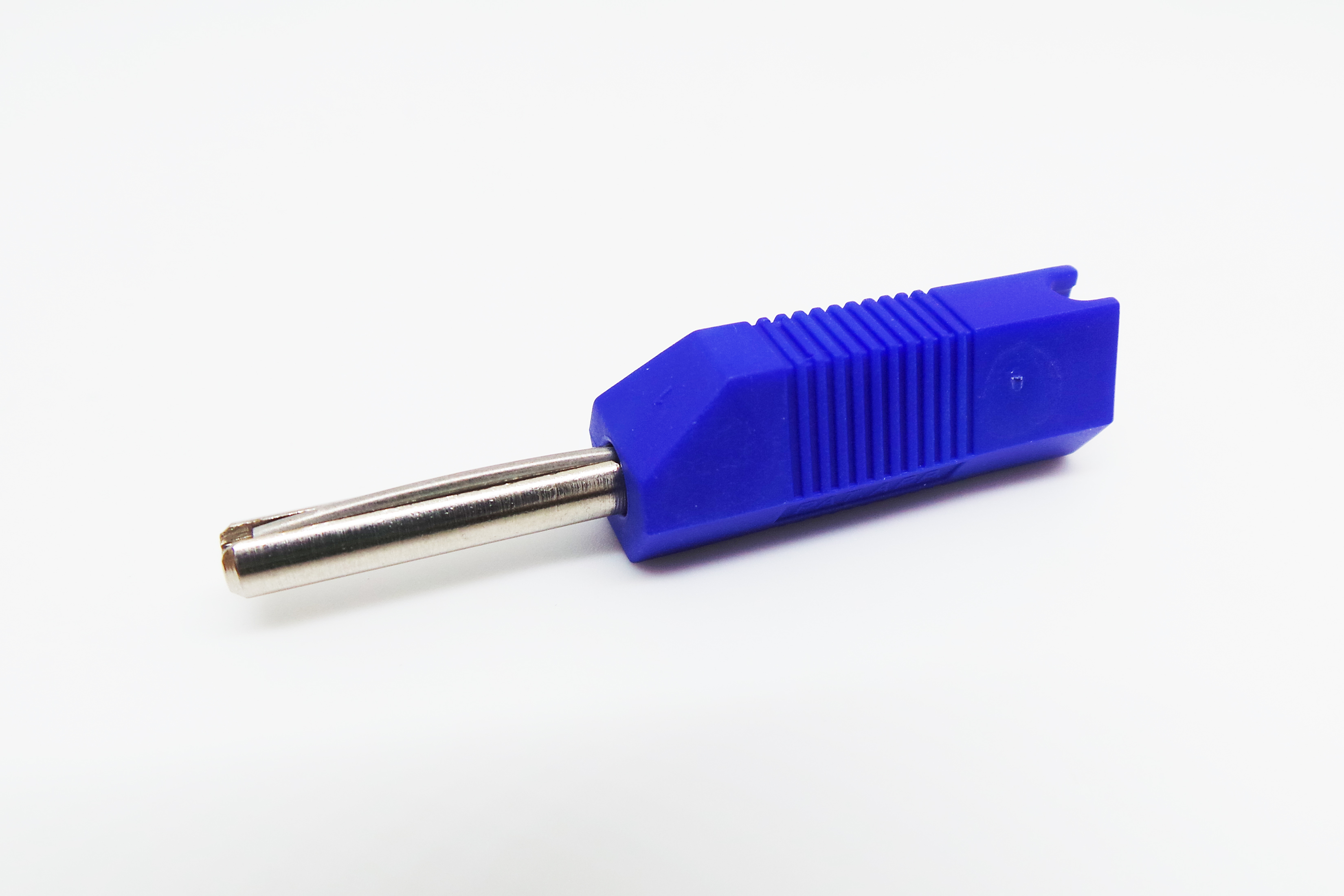 Deltron Blue Male Banana Plug, 4 mm Connector, Screw Termination, 50V, 16A, Nickel Plating