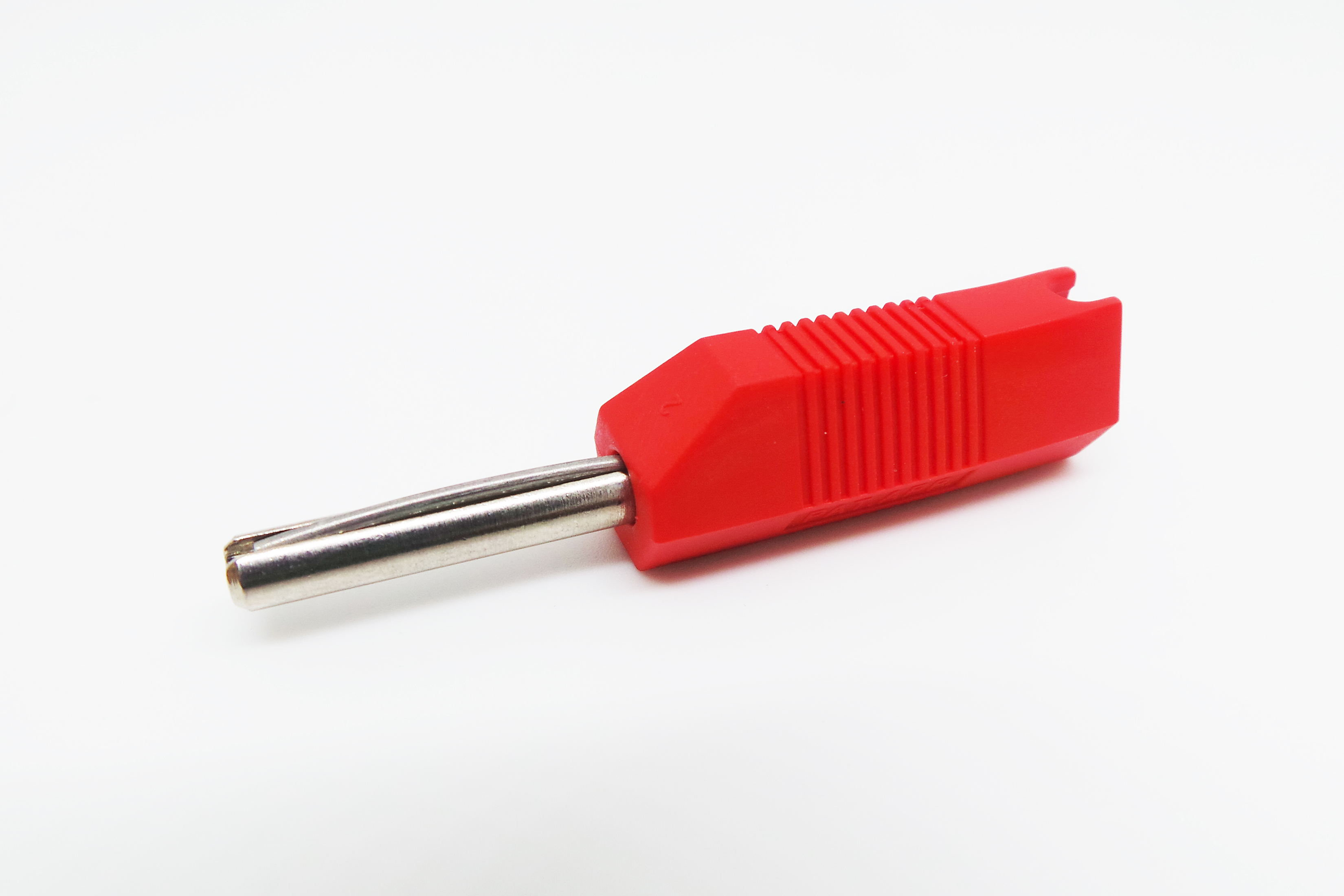 Deltron Red Male Banana Plug, Screw Termination, 50V, 16A, Nickel Plating