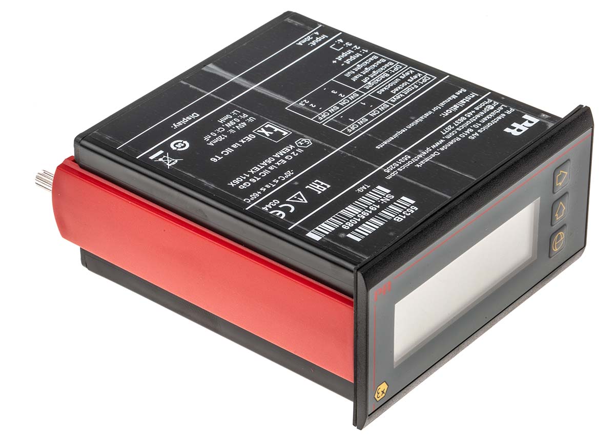 5531b PR Electronics 5500 LCD Digital Panel Multifunction Meter for Current,  44.5 mm  x 91.5 mm