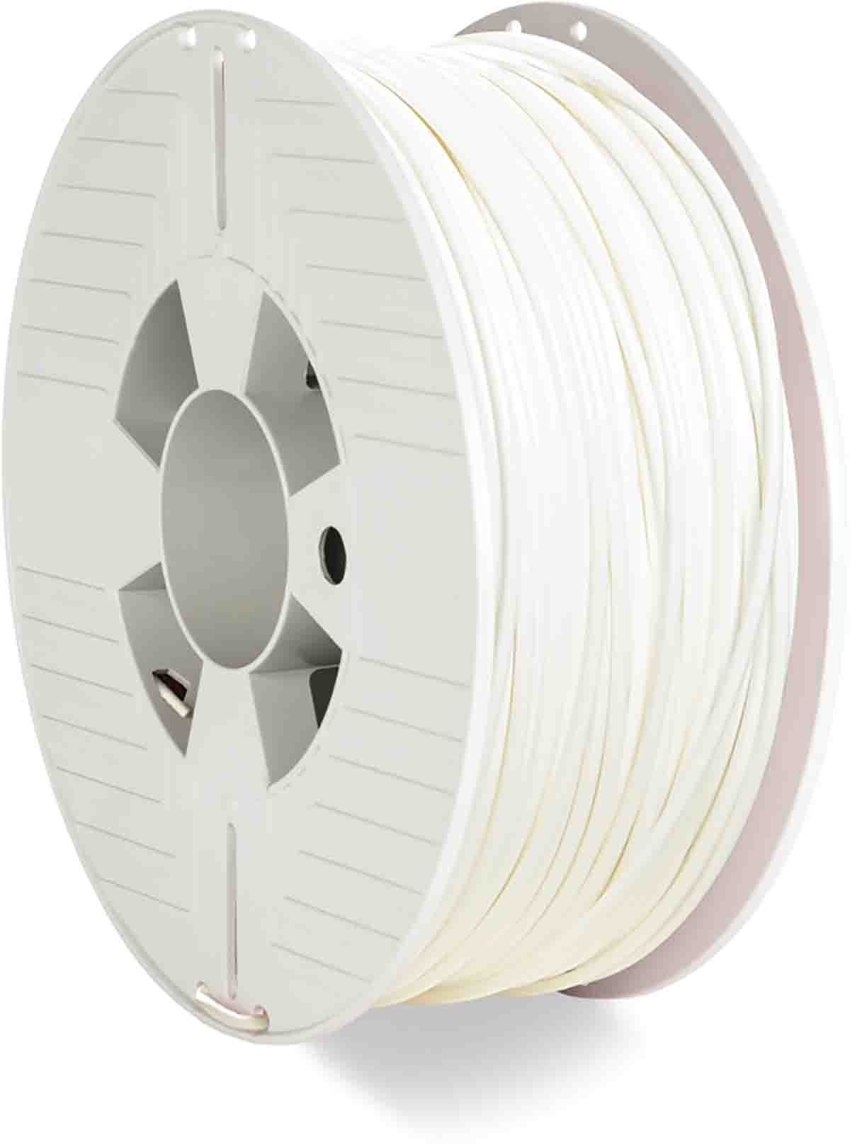 Verbatim 2.85 mm White PLA 3D Printer Filament, 1 kg